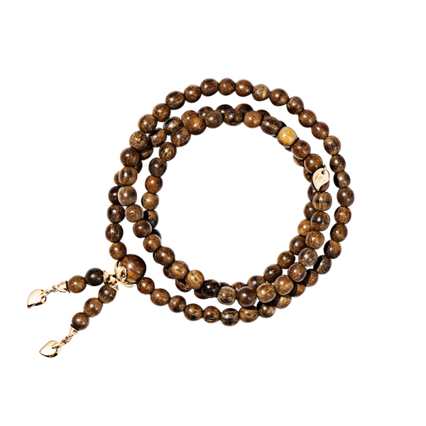 Tamara Comolli India Snakewood Plain Snakewood-Armband und Halskette Tamara Comolli India Snakewood Plain Snakewood-Armband und Halskette