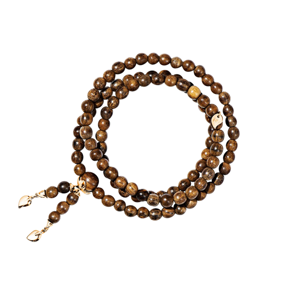 Tamara Comolli India Snakewood Plain Snakewood-Armband und Halskette Tamara Comolli India Snakewood Plain Snakewood-Armband und Halskette