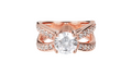 Bronzallure Altissima solitaire ring