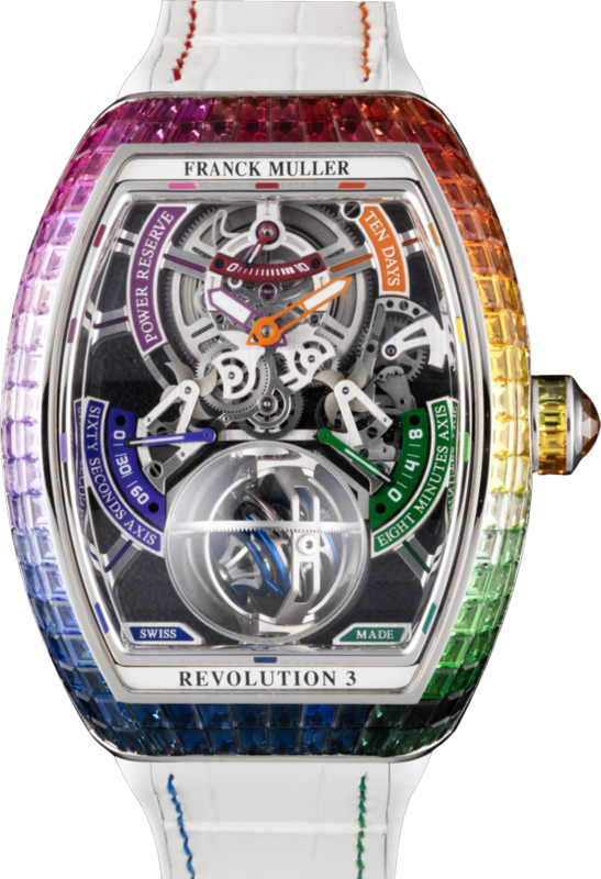 Franck Muller Vanguard Rainbow Revolution 3 55,9 x 46mm