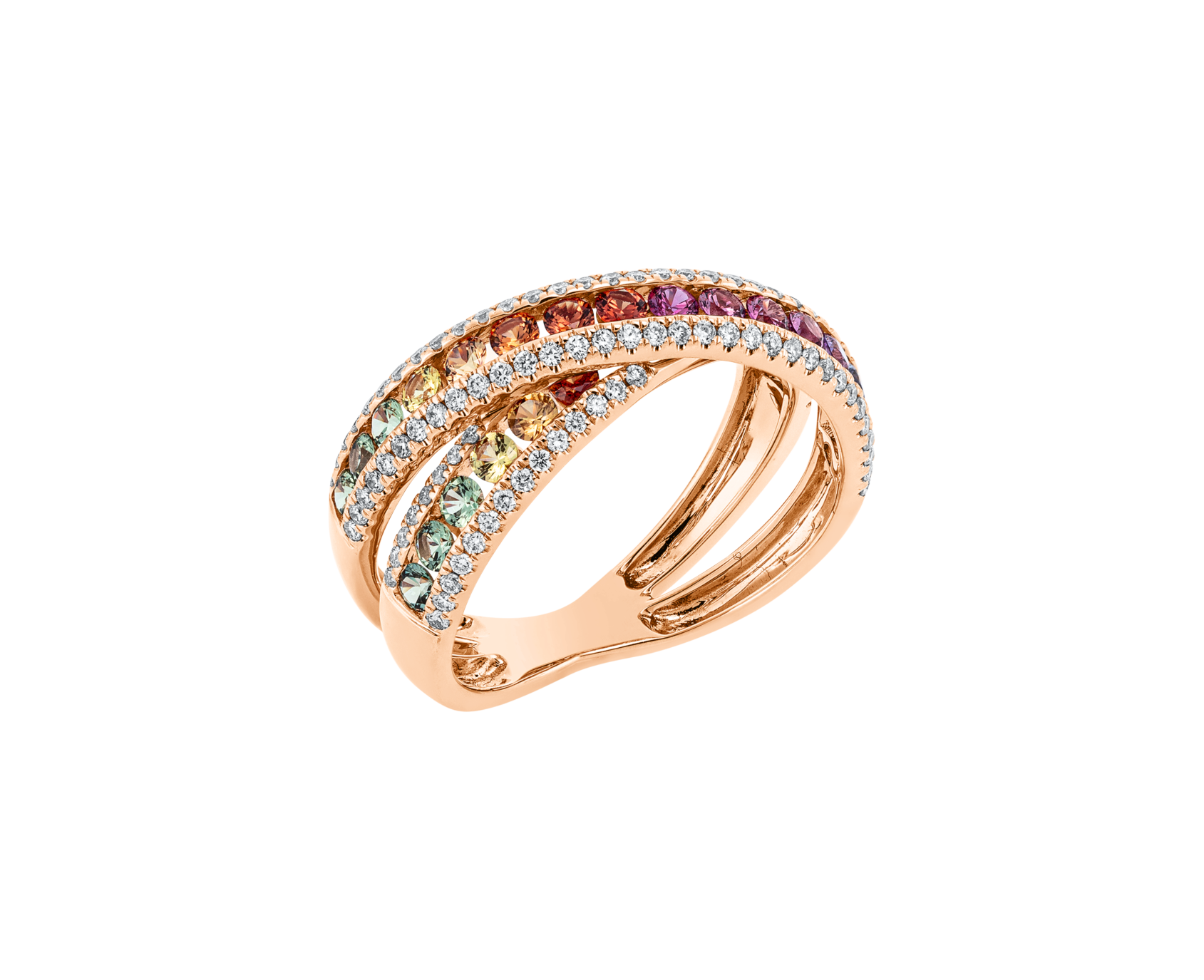 Brogle Classic Saphirring Rainbow Brogle Classic Saphirring Rainbow