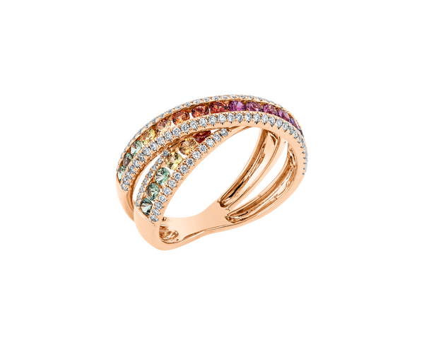 Brogle Classic Saphirring Rainbow Brogle Classic Saphirring Rainbow