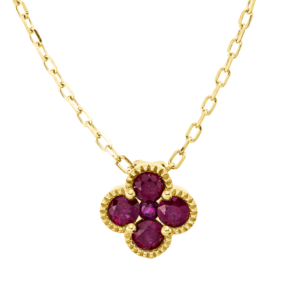 Brogle Classic Kette mit Rubinanhänger Brogle Classic Kette mit Rubinanhänger