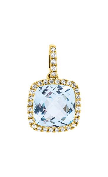 Brogle Classic Sky topaz pendant