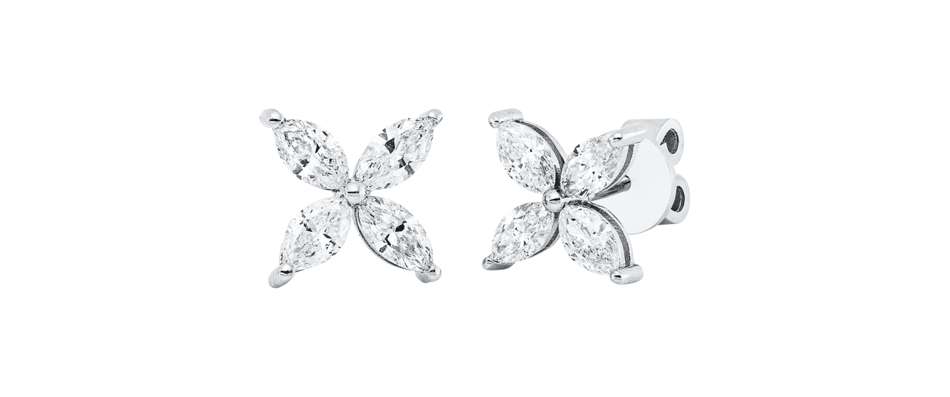 Brogle Classic diamond stud earrings