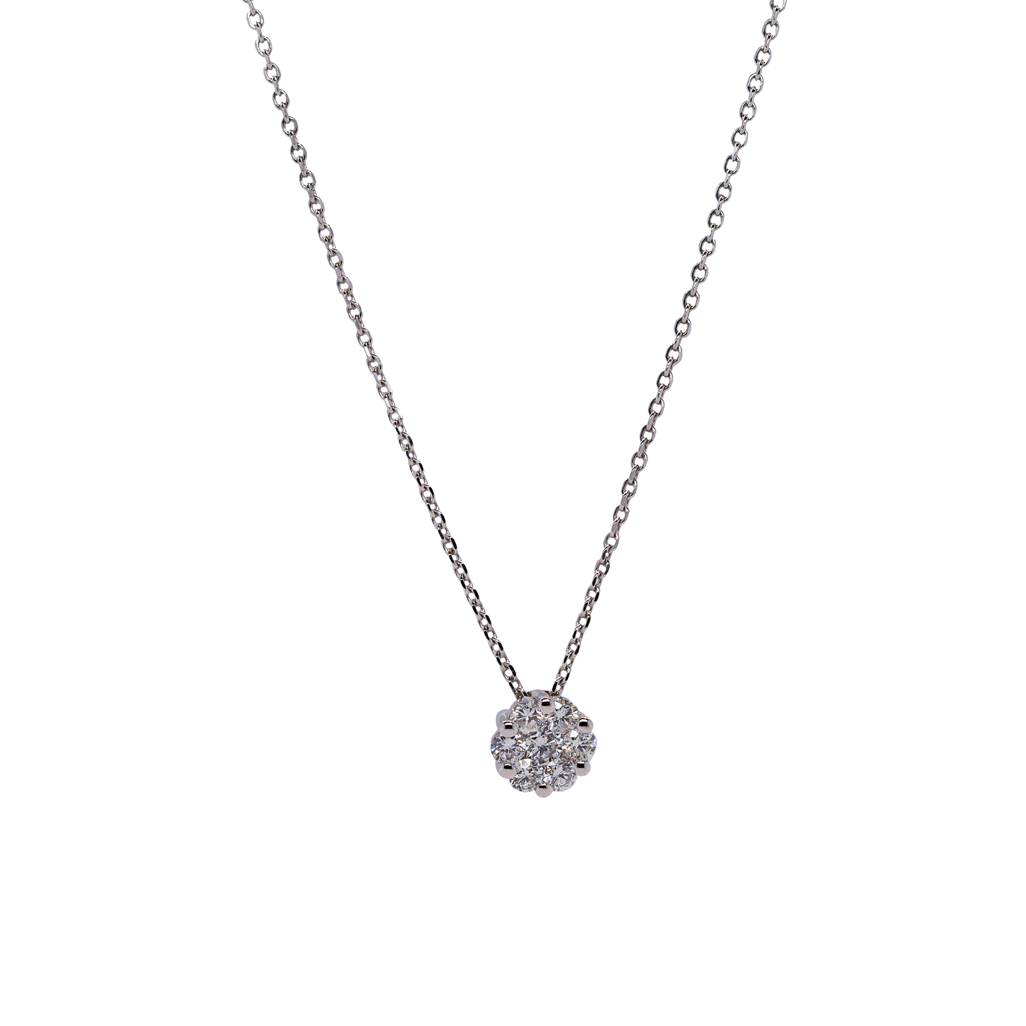 Brogle Classic necklace with diamond pendant Brogle Classic necklace with diamond pendant