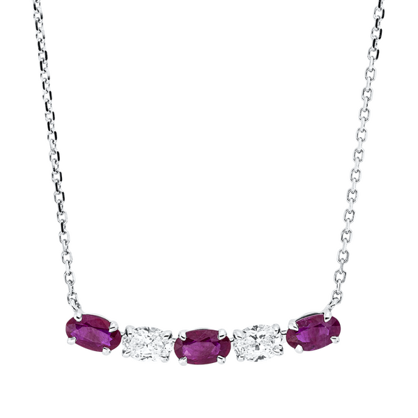 Brogle Classic necklace with ruby pendant