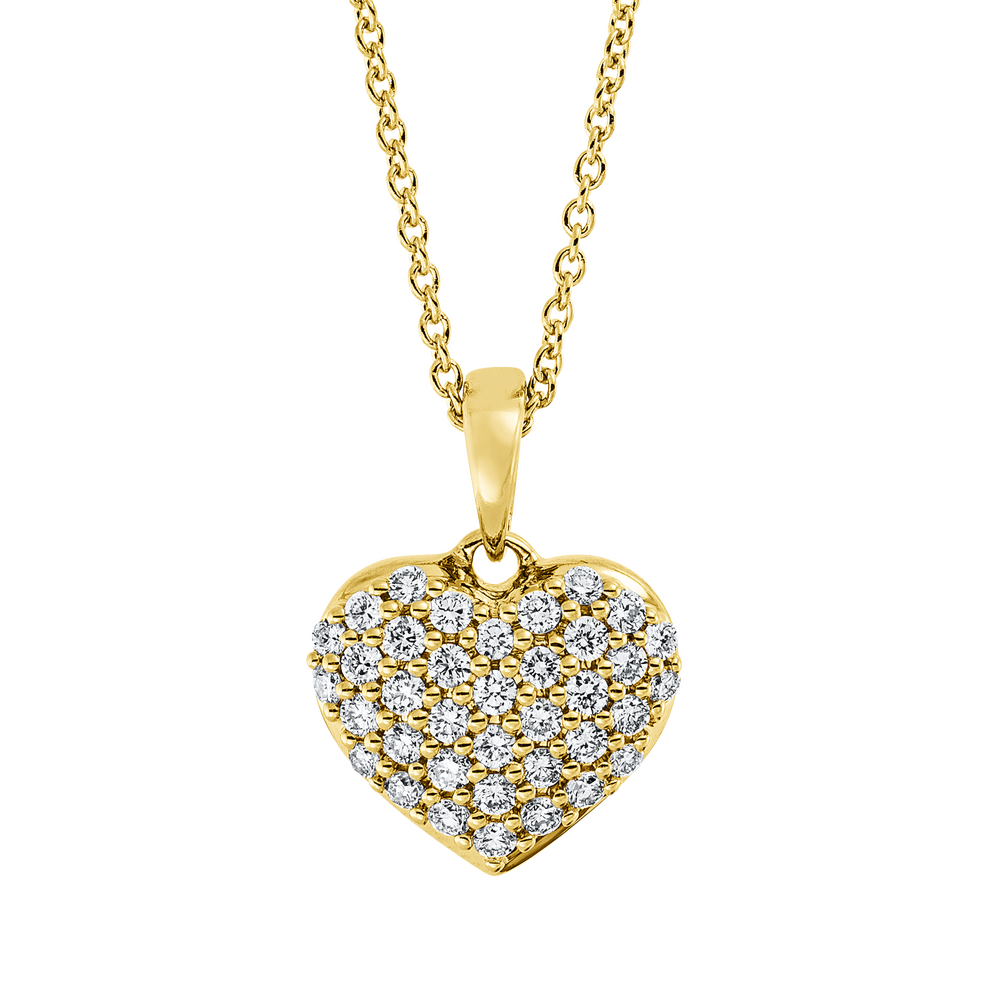 Brogle Classic necklace with diamond heart