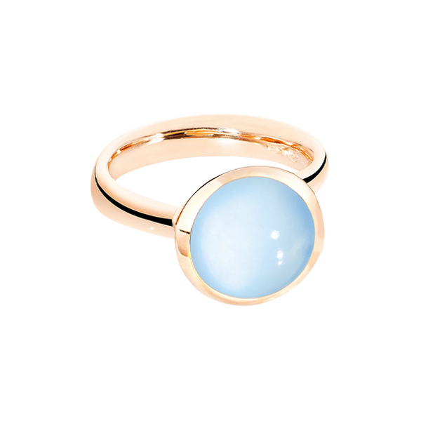 Tamara Comolli Bouton blue chalcedony L ring