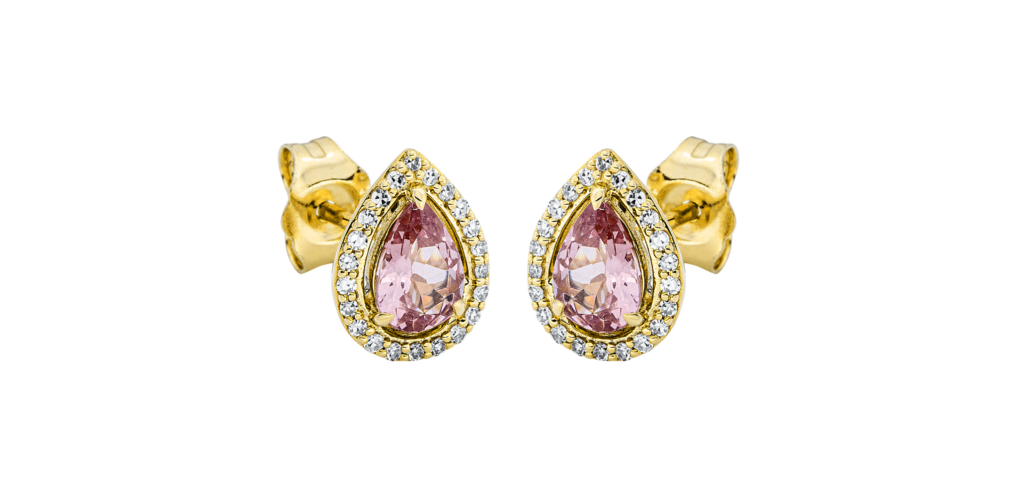 Brogle Classic garnet stud earrings