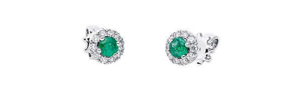 Brogle Classic emerald stud earrings Brogle Classic emerald stud earrings