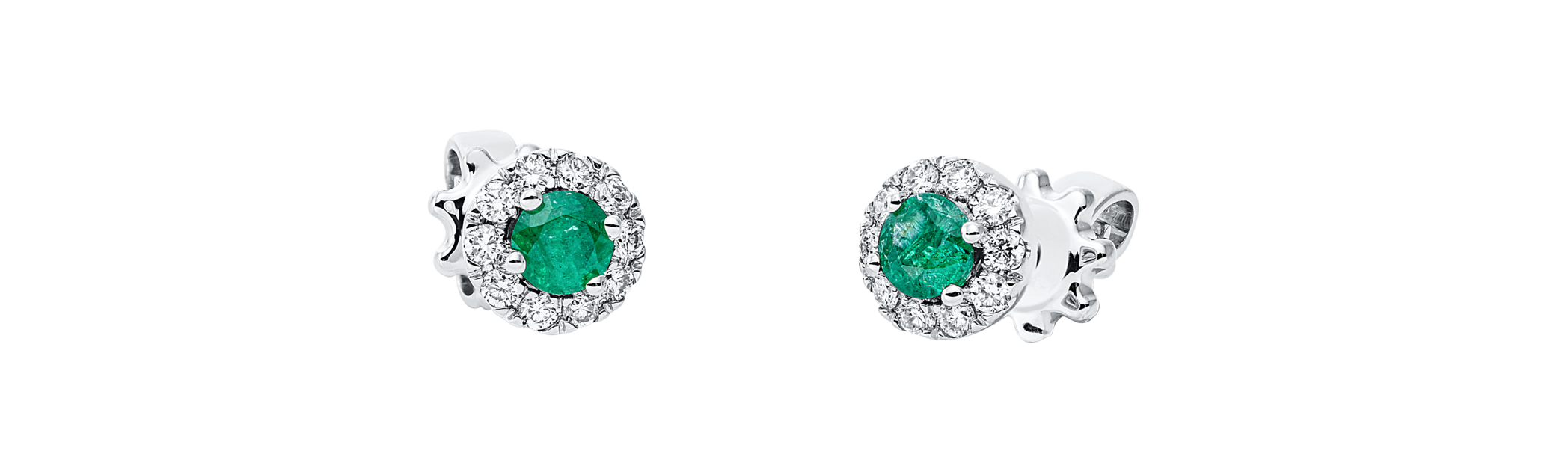 Brogle Classic emerald stud earrings Brogle Classic emerald stud earrings