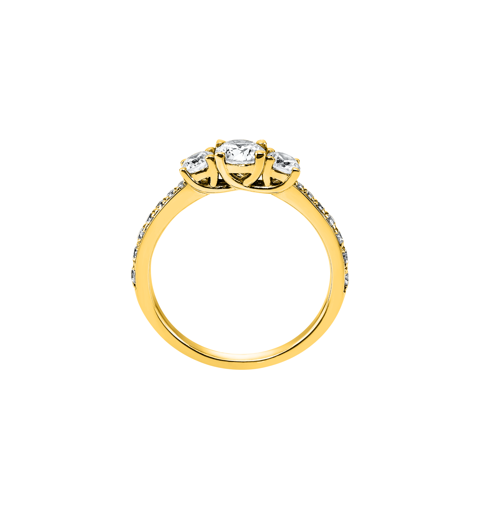 Brogle Solitaire Ring Trio Brogle Solitaire Ring Trio