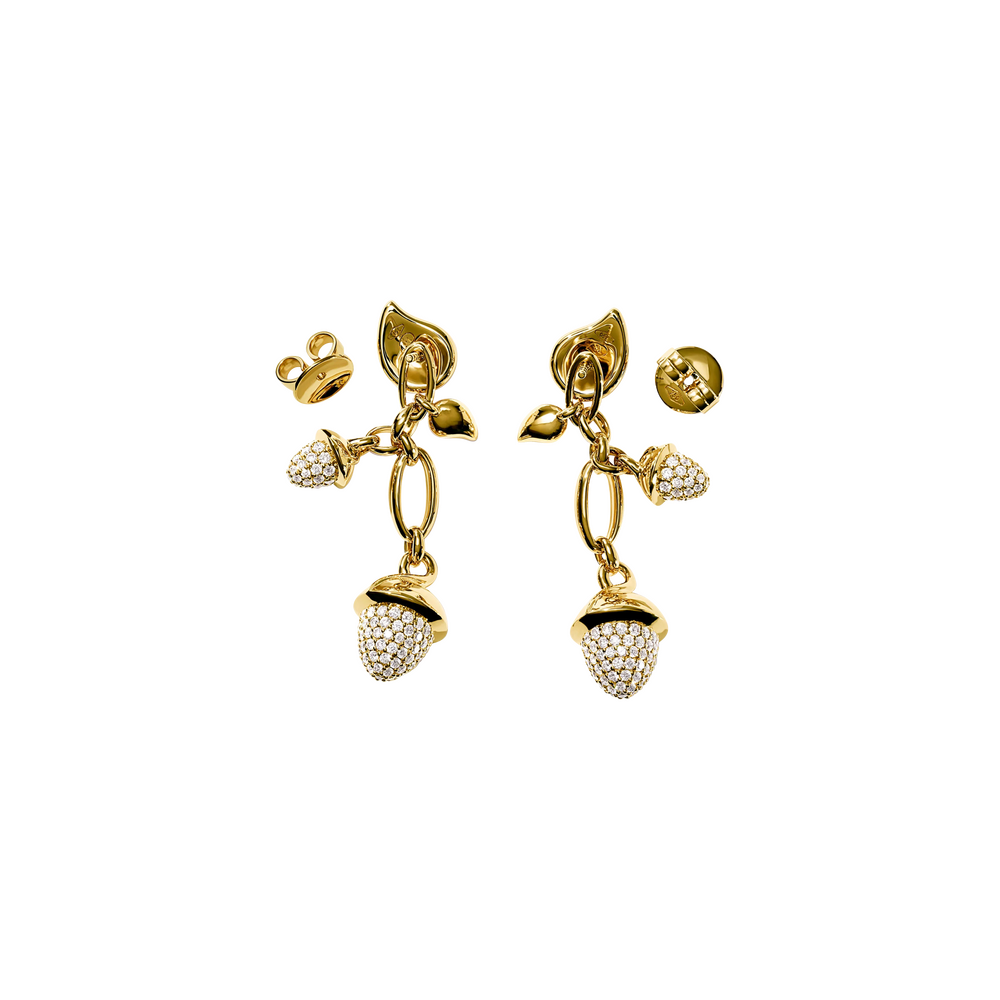 Tamara Comolli Mikado Diamond Pavé Earrings