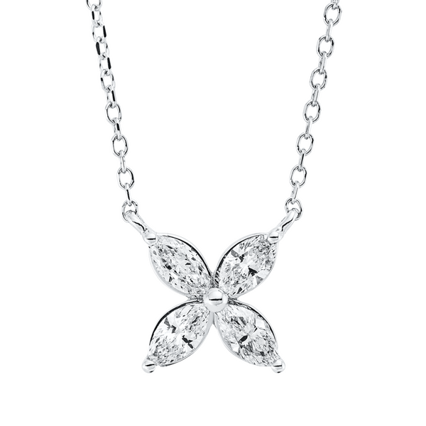 Brogle Classic necklace with diamond pendant Brogle Classic necklace with diamond pendant