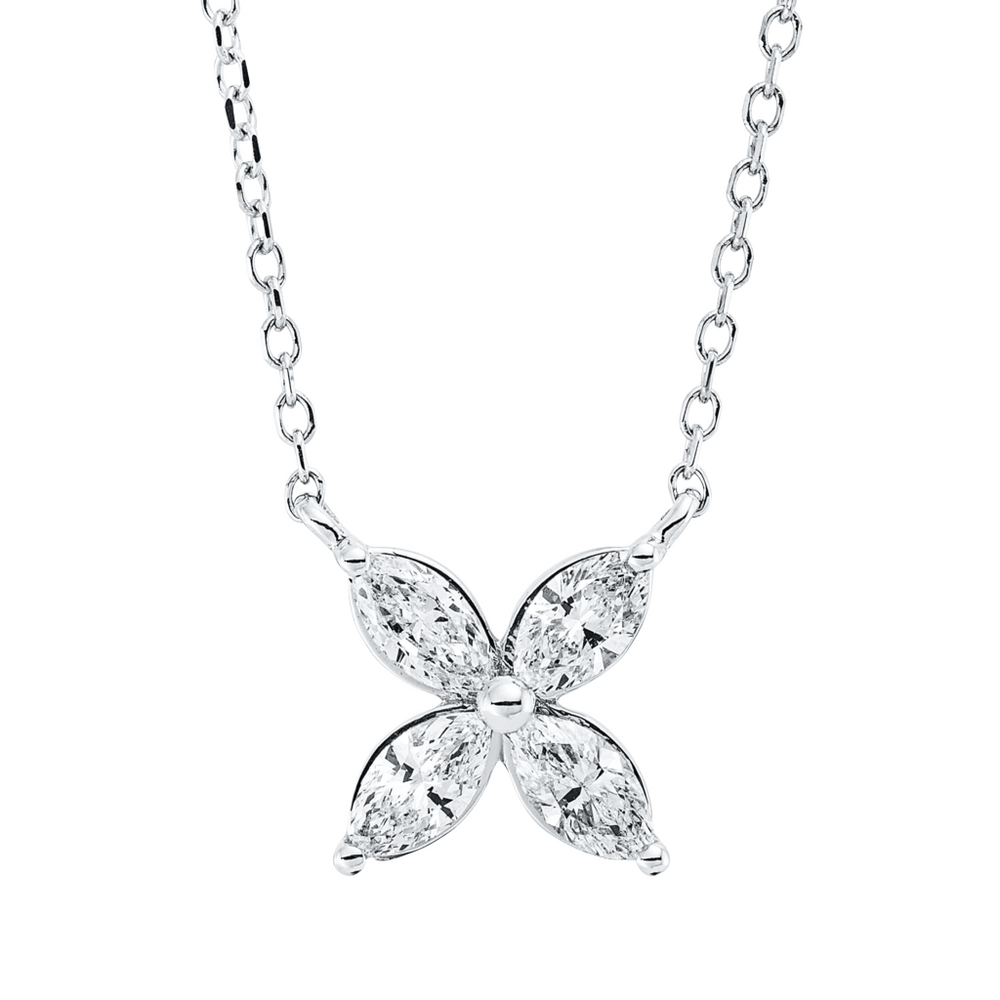 Brogle Classic necklace with diamond pendant Brogle Classic necklace with diamond pendant