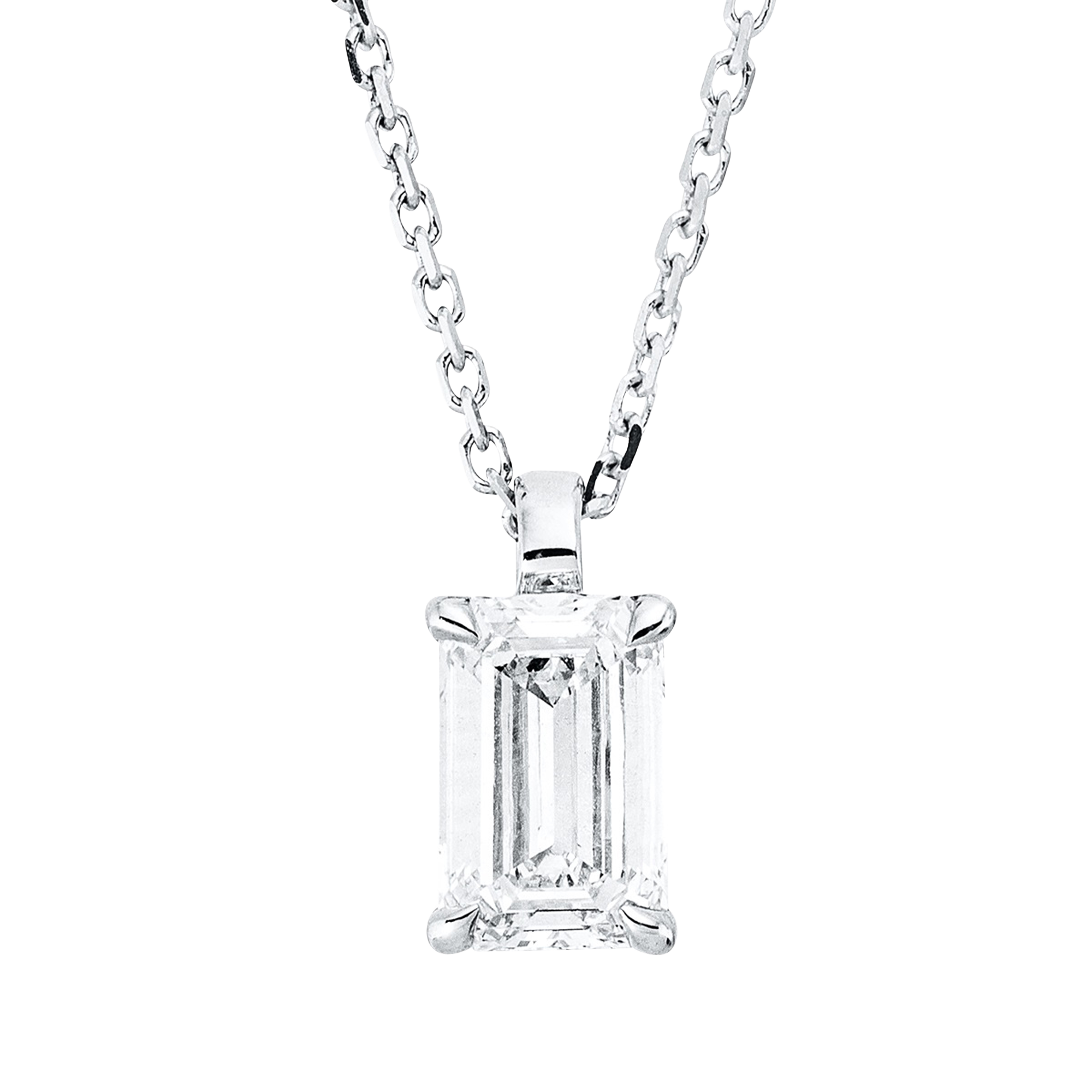 Brogle solitaire necklace