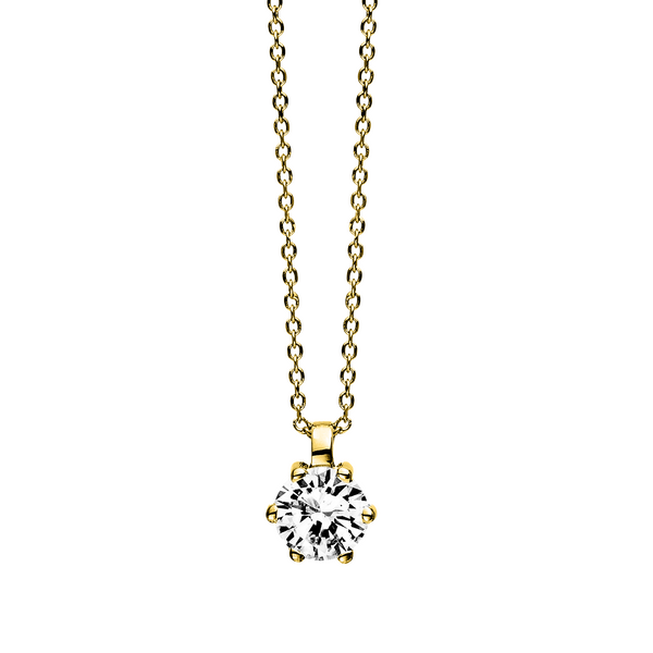 Brogle solitaire necklace Marie from 0.7 carat Brogle solitaire necklace Marie from 0.7 carat