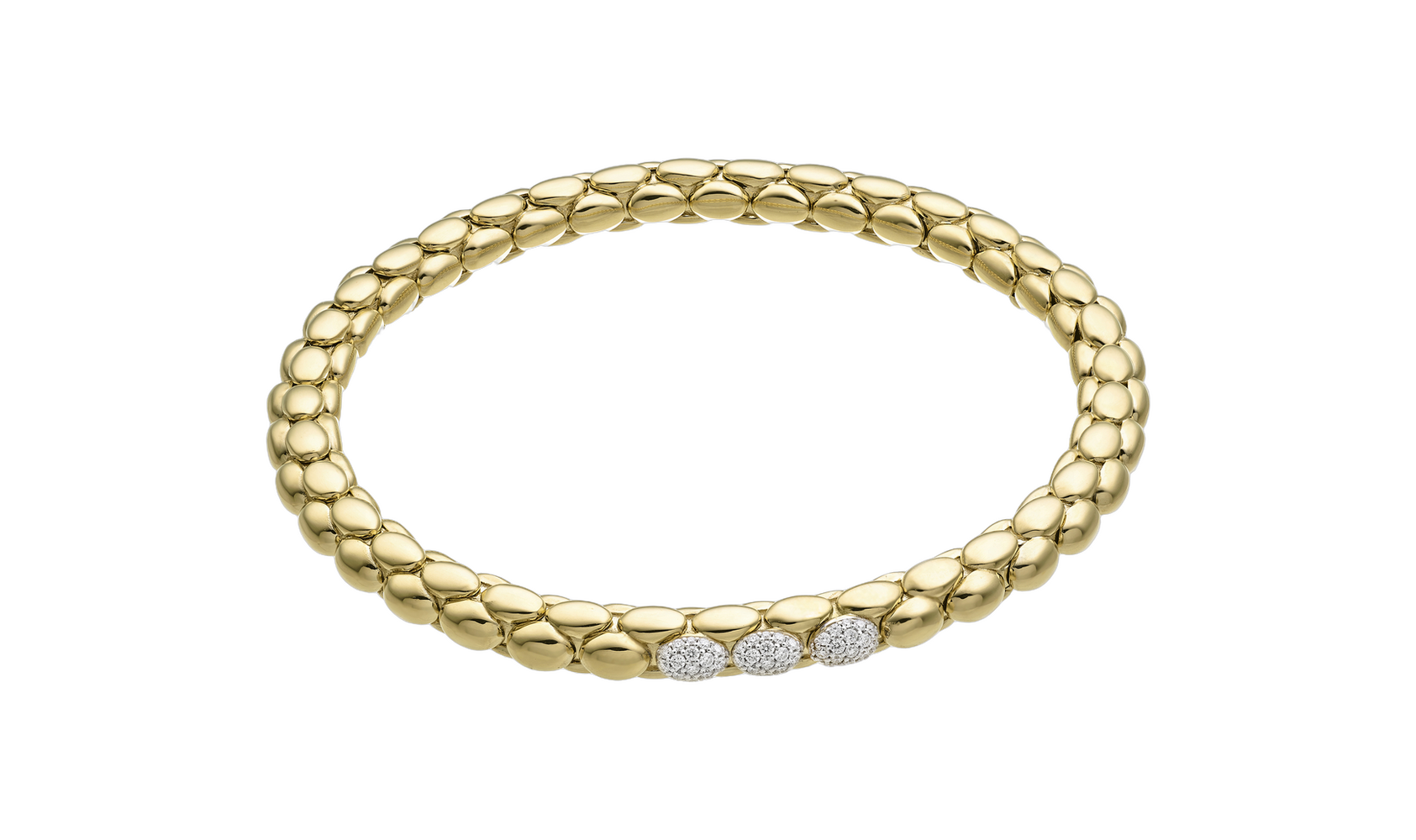 Chimento Stretch Spring Two-Tone Flexible Bracelet Chimento Stretch Spring Two-Tone Flexible Bracelet