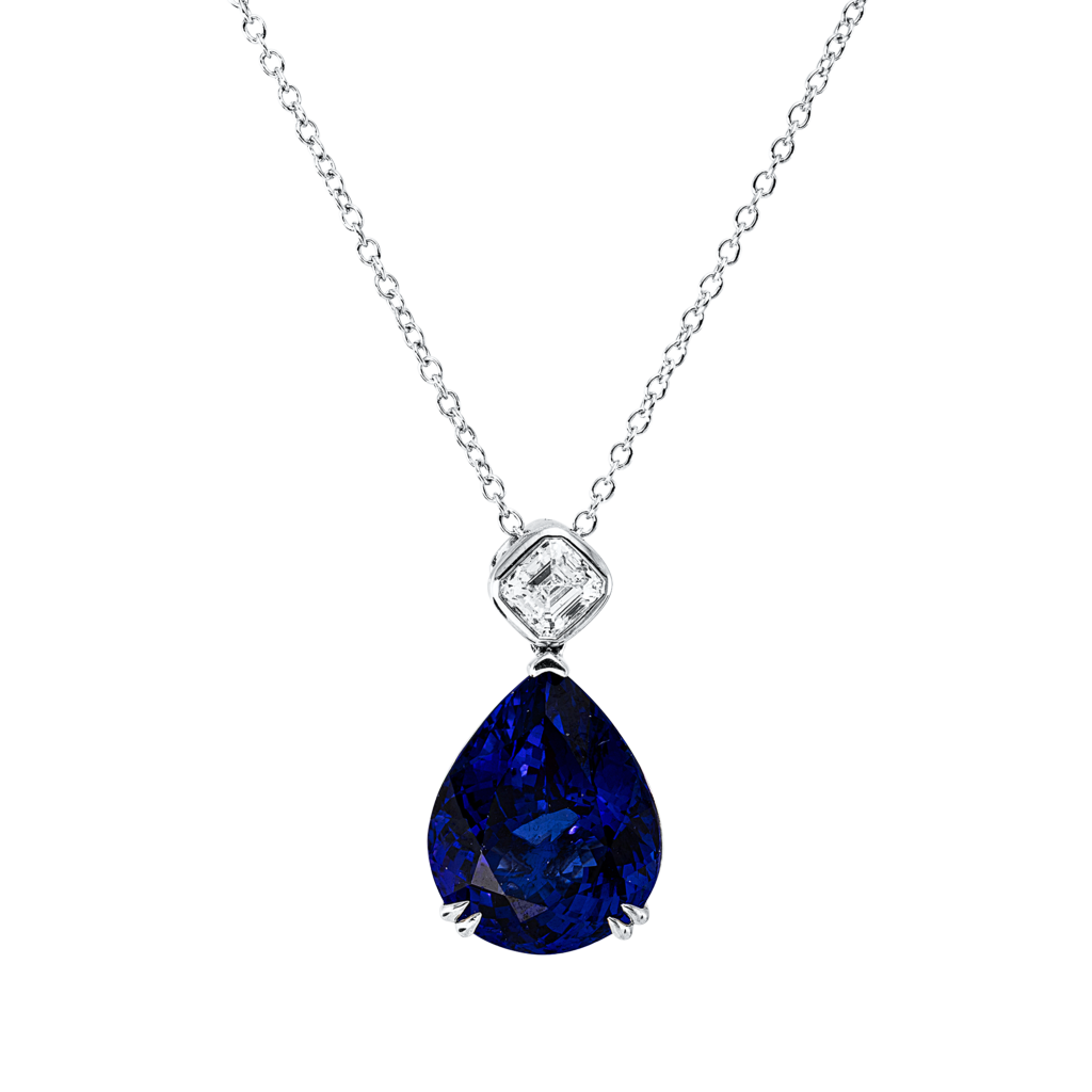 Brogle Selection Kette mit Tansanitanhänger
