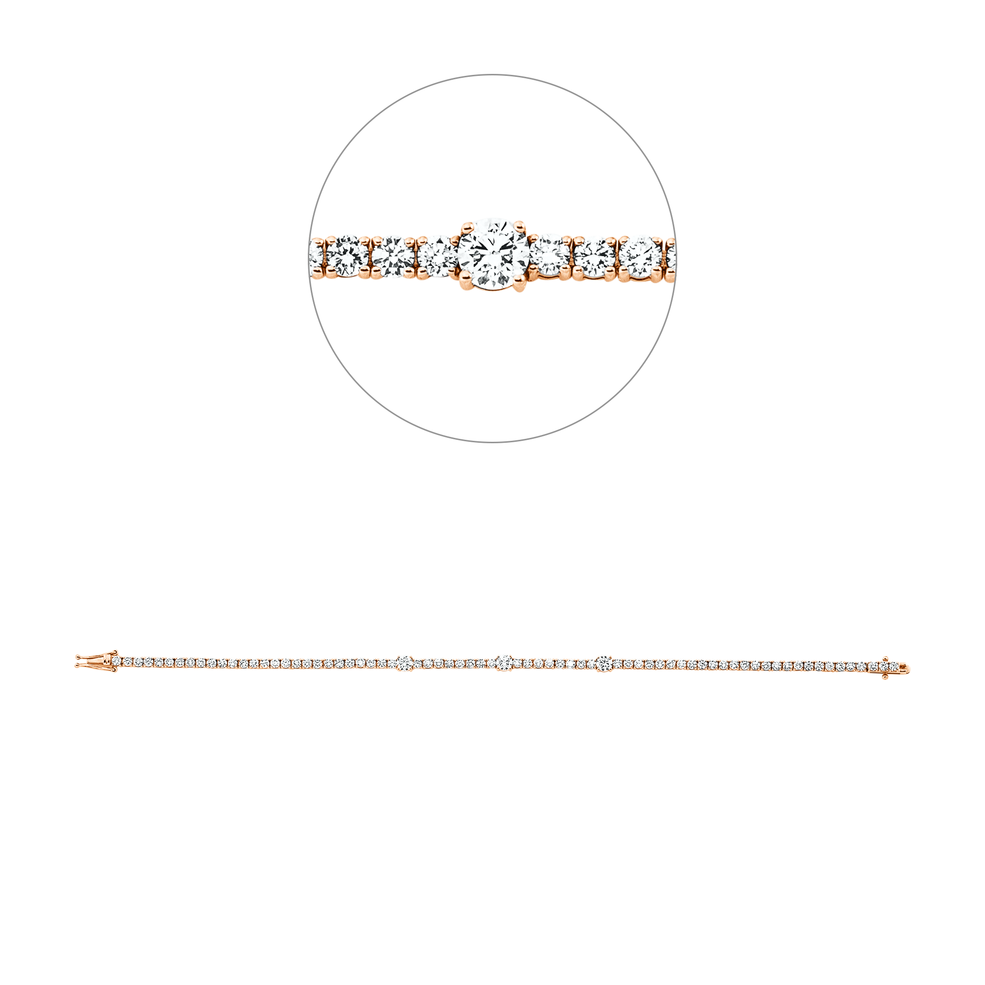Brogle Selection tennis bracelet Brogle Selection tennis bracelet