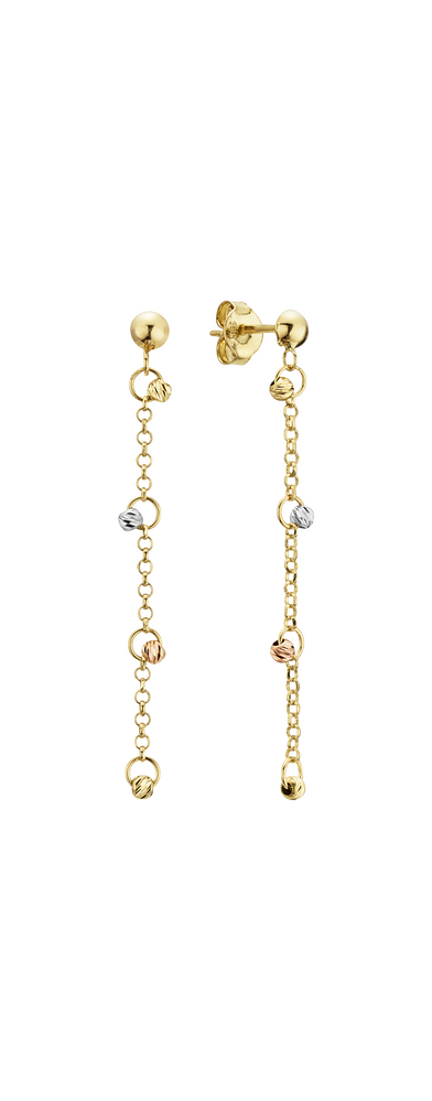 Brogle Classic Bicolor Goldohrhänger Kügelchen Brogle Classic Bicolor Goldohrhänger Kügelchen