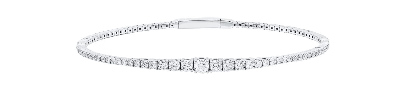 Brogle Selection flexible tennis bracelet Brogle Selection flexible tennis bracelet