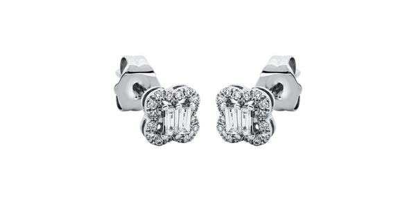 Brogle Classic diamond stud earrings