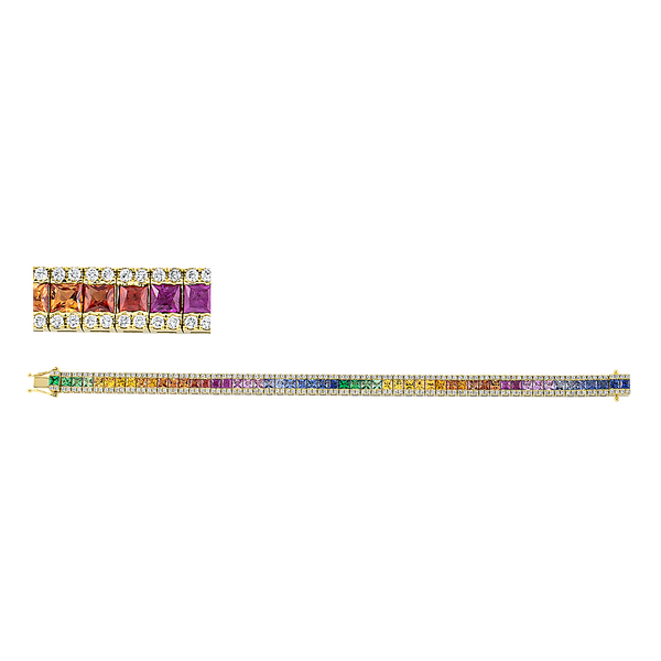 Brogle Selection Saphirarmband Rainbow Brogle Selection Saphirarmband Rainbow