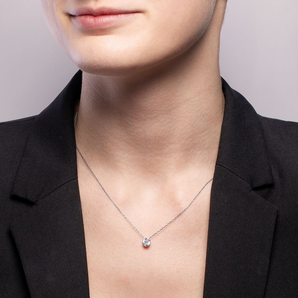 Brogle solitaire necklace Sophie from 0.7 carat Brogle solitaire necklace Sophie from 0.7 carat