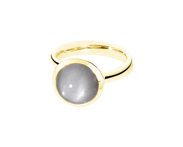 Tamara Comolli Bouton Grey Moonstone L Ring Tamara Comolli Bouton Grey Moonstone L Ring