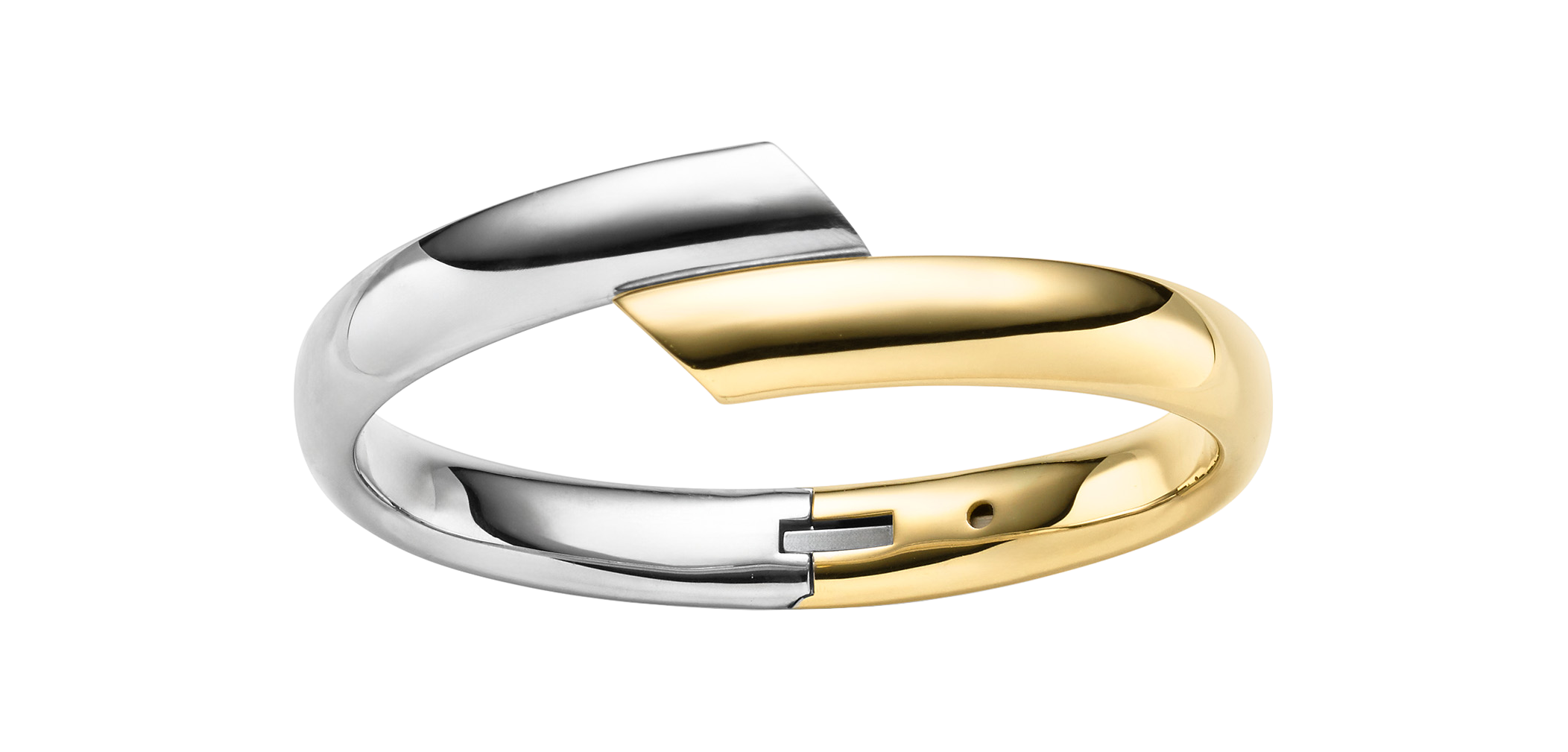 Brogle Classic Bicolor Goldarmspange 9,5mm