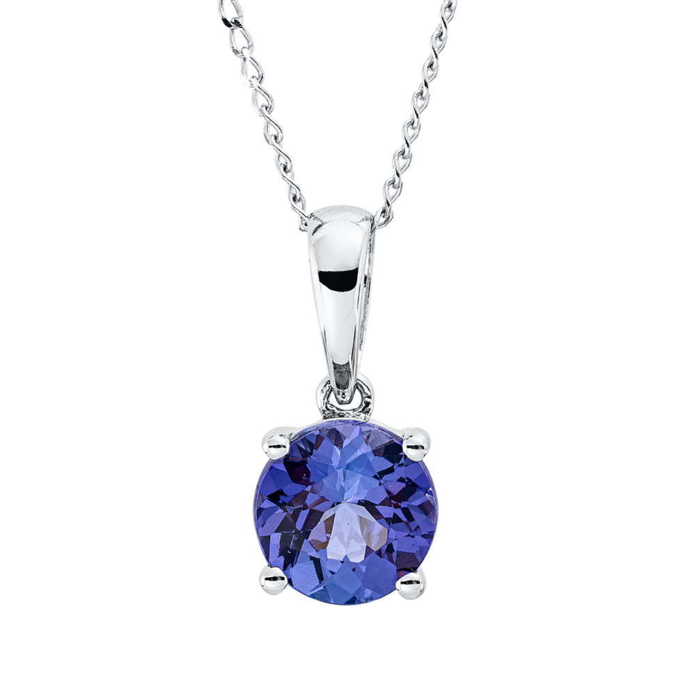 Brogle Classic necklace with tanzanite pendant