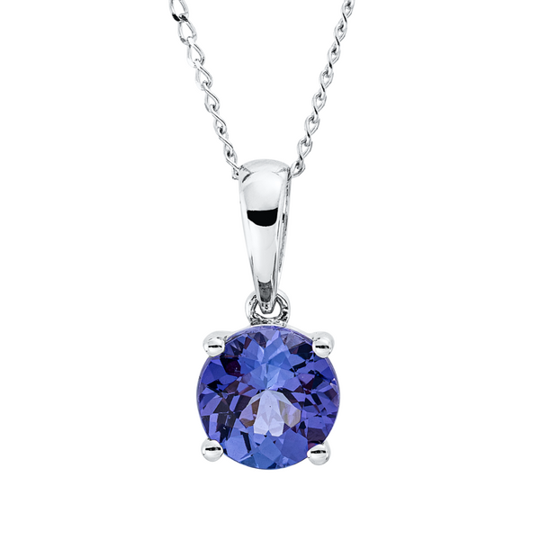 Brogle Classic necklace with tanzanite pendant