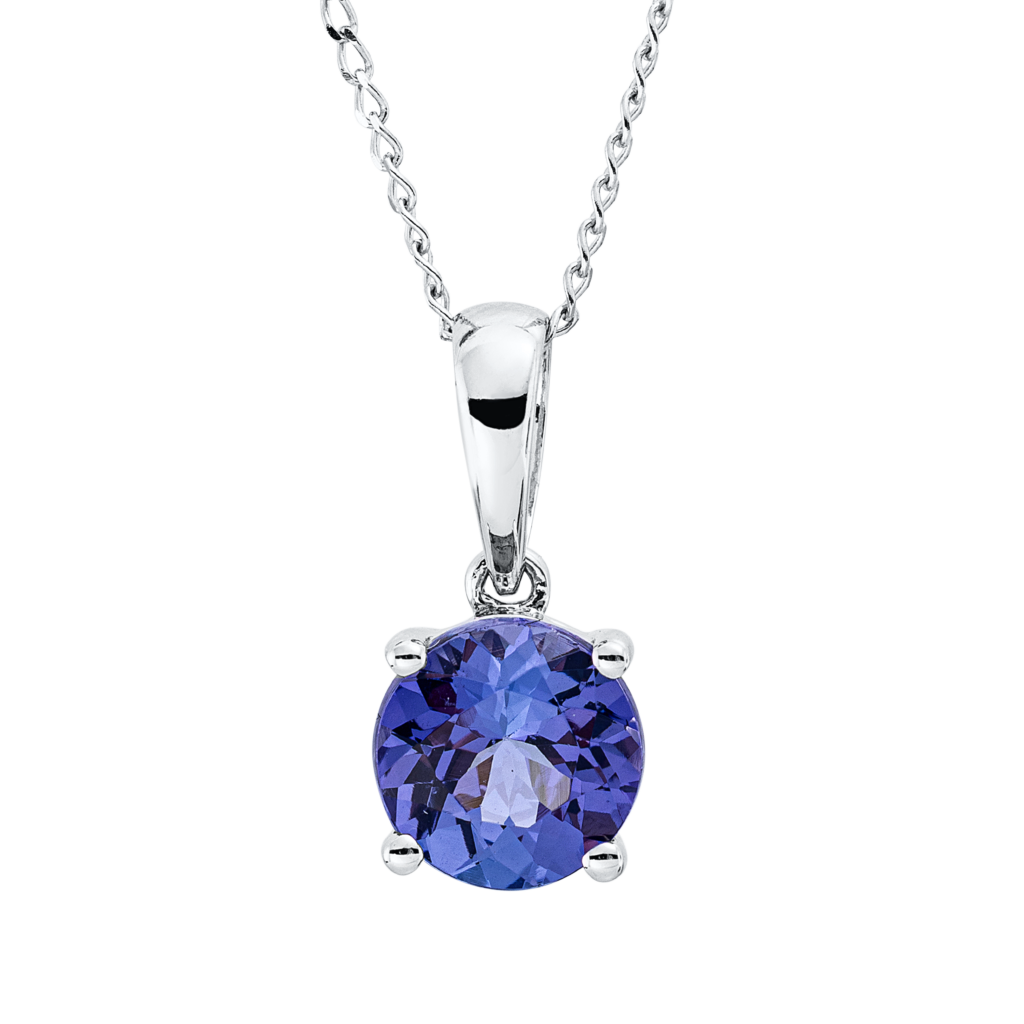 Brogle Classic necklace with tanzanite pendant Brogle Classic necklace with tanzanite pendant