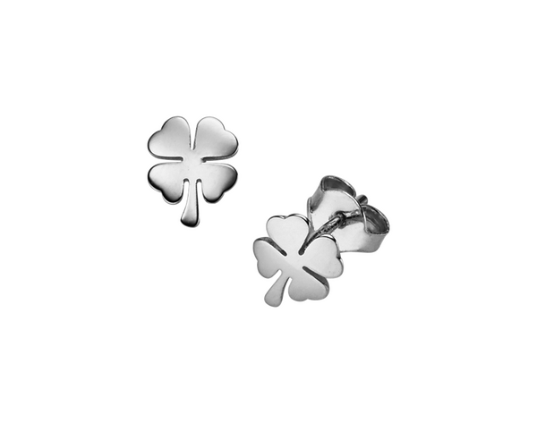 Brogle Classic gold cloverleaf stud earrings Brogle Classic gold cloverleaf stud earrings