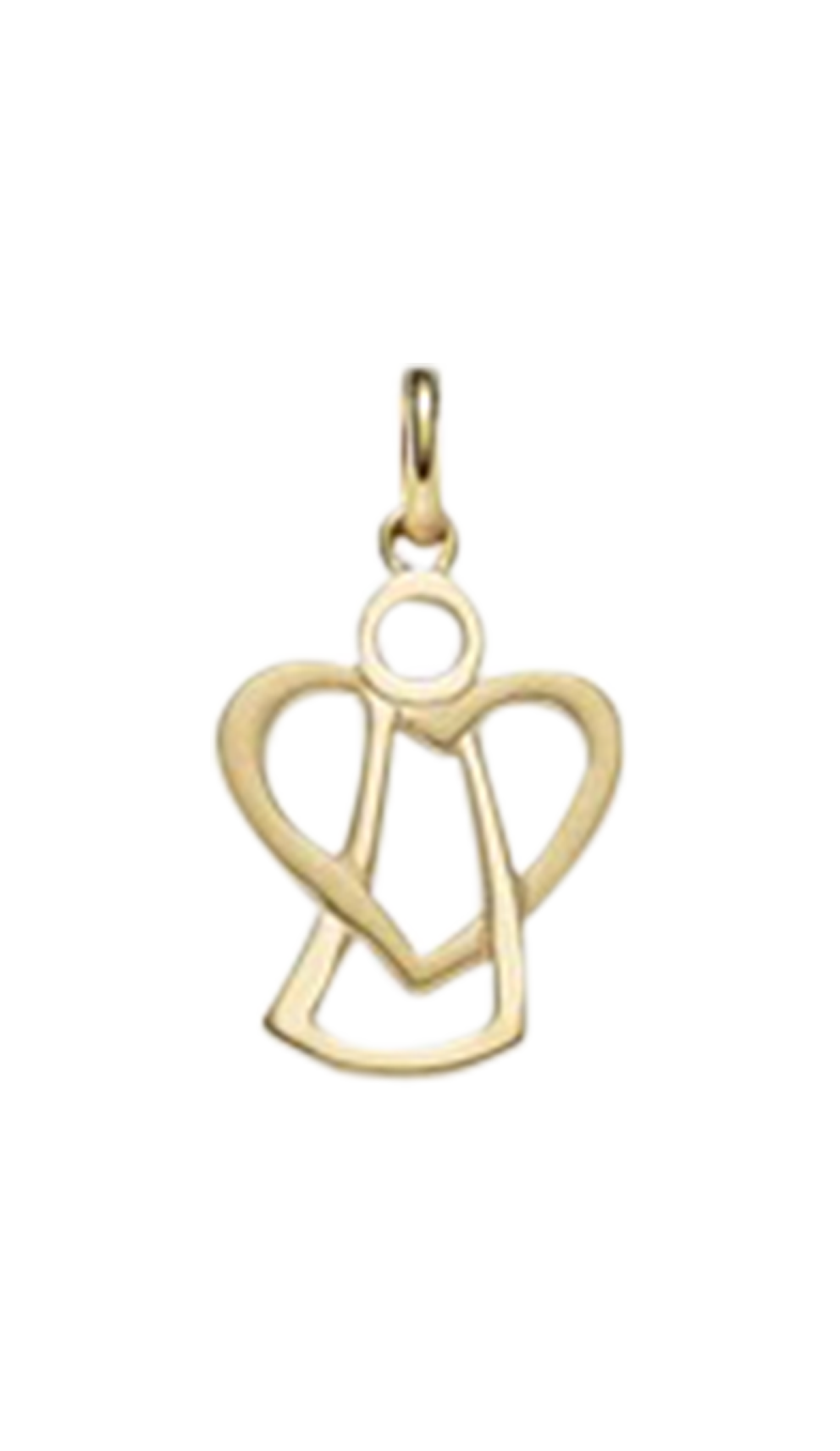Brogle Classic angel pendant in gold Brogle Classic angel pendant in gold