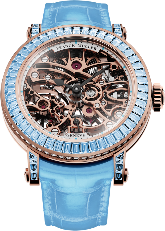 Franck Muller Round Skeleton Baguette 30.5 x 36.5mm Franck Muller Round Skeleton Baguette 30.5 x 36.5mm