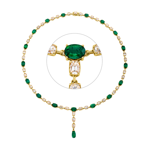 Brogle Selection emerald necklace Brogle Selection emerald necklace
