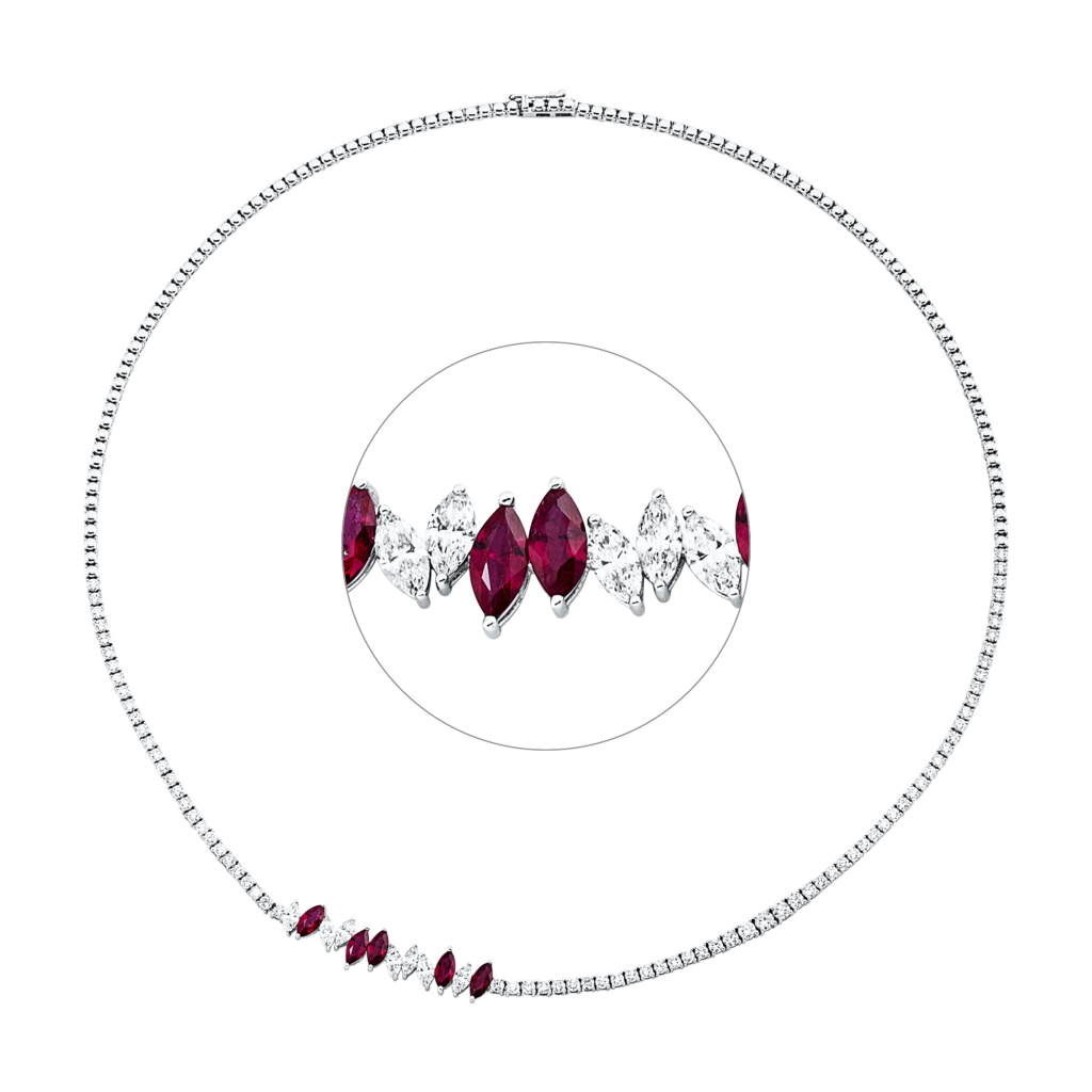 Brogle Selection ruby necklace