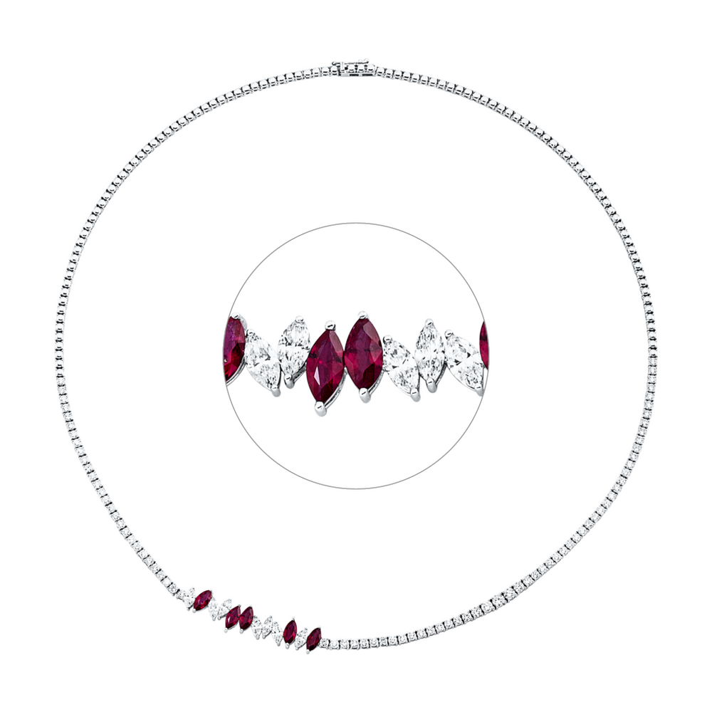 Brogle Selection ruby necklace
