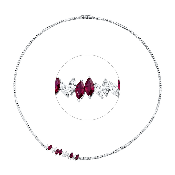 Brogle Selection ruby necklace Brogle Selection ruby necklace