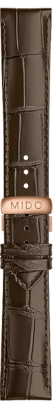 Mido Commander braunes Rindsleder-Armband 22/20mm Mido Commander braunes Rindsleder-Armband 22/20mm