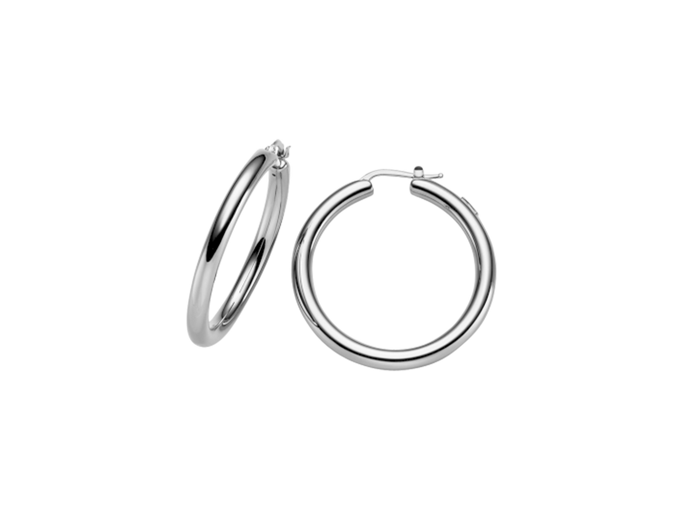 Brogle Classic Goldcreolen 4mm Brogle Classic Goldcreolen 4mm