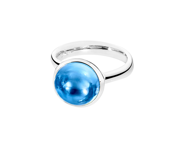 Tamara Comolli Bouton Swiss-Topaz L Ring Tamara Comolli Bouton Swiss-Topaz L Ring