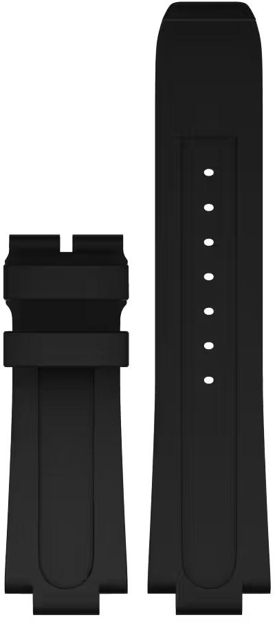 Baume & Mercier black rubber strap 13.5mm Baume & Mercier black rubber strap 13.5mm