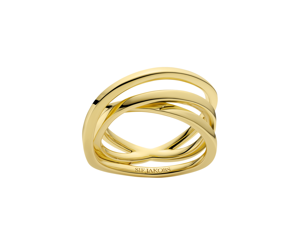 18 Karat vergoldetes Silber