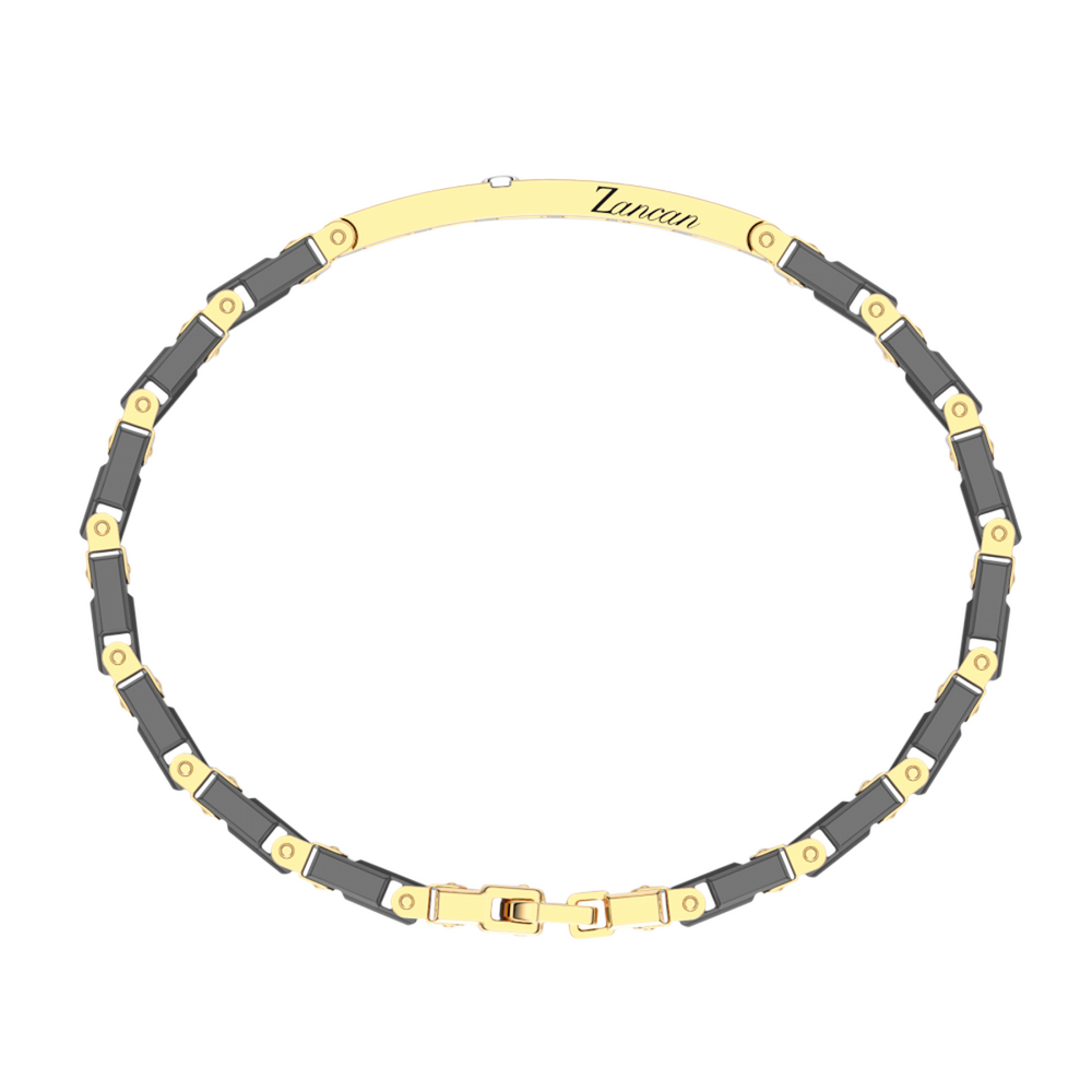 Zancan Ceramik Gold Armband