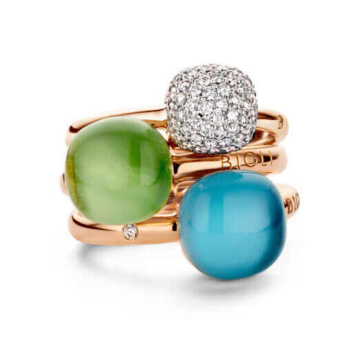 Bigli Mini Sweety Blautopas Ring Bigli Mini Sweety Blautopas Ring