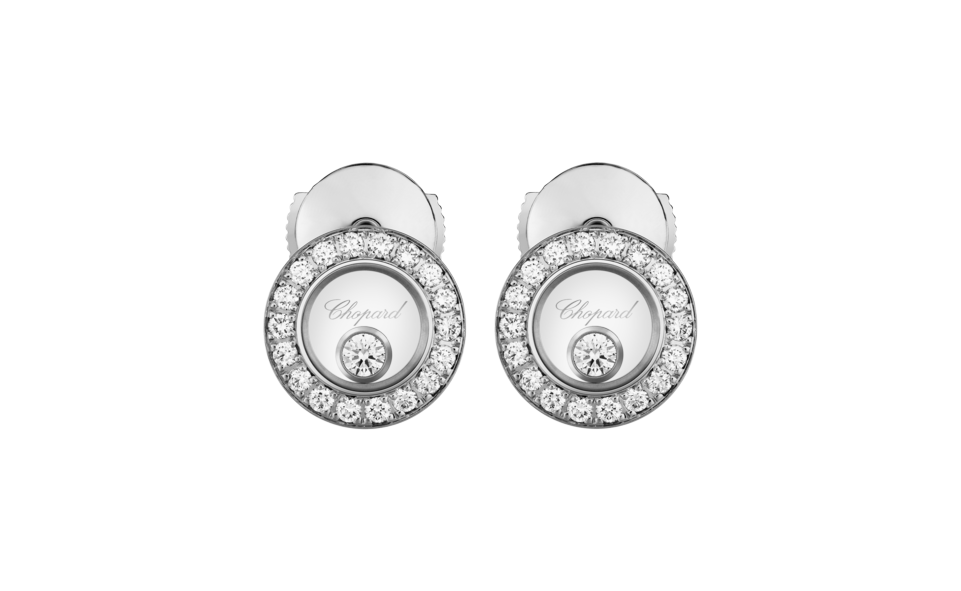 Chopard Icons Round Stud Earrings Chopard Icons Round Stud Earrings
